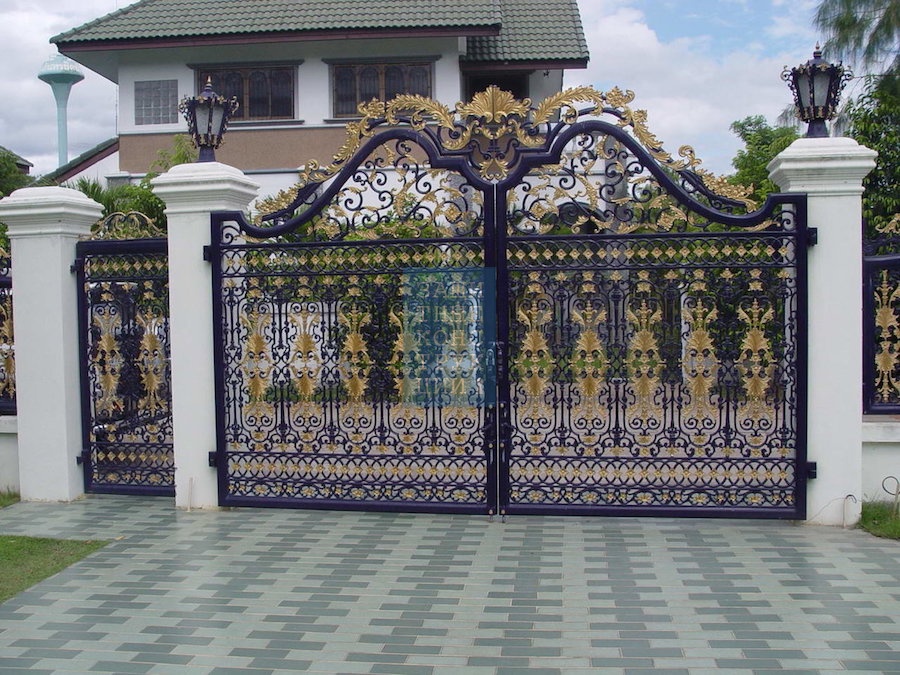 Декоративные ворота